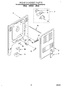 REAR CHASSIS, LIT/OPTIONAL Diagram and Parts List for KESH307BBL3  KitchenAid Range