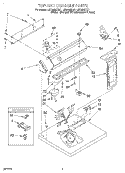 Part Location Diagram of 3399039 Whirlpool PANEL-CNTL