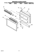 FREEZER DOOR PARTS Diagram and Parts List for GR2SHWXPT00  Whirlpool Refrigerator