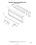 CONTROL FRAME AND KNOB Diagram and Parts List for KEBS146SBL1  KitchenAid Wall Oven