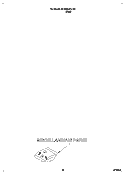 MISCELLANEOUS Diagram and Parts List for DU980QPDB0  Whirlpool Dishwasher