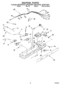 CONTROL Diagram and Parts List for KSRS27IKBL01  KitchenAid Refrigerator