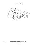 CONSOLE Diagram and Parts List for 3CE2110XMW2  Whirlpool Dryer