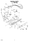 CONTROL, OPTIONAL Diagram and Parts List for GD2SHKXKQ01  Whirlpool Refrigerator