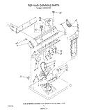 SECTION Diagram and Parts List for LE6098XTF0  Whirlpool Dryer