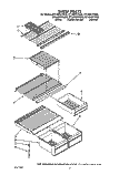 SHELF Diagram and Parts List for ET18NKXYW00  Whirlpool Refrigerator