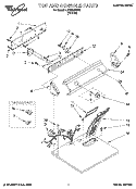 SECTION Diagram and Parts List for LER3624BW0  Whirlpool Dryer