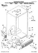 CABINET PARTS Diagram and Parts List for GD2SHAXNL01  Whirlpool Refrigerator