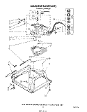 MACHINE BASE Diagram and Parts List for LA7680XSW1  Whirlpool Washer