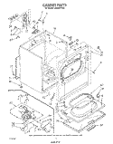 SECTION Diagram and Parts List for LE6880XTM0  Whirlpool Dryer