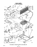 UNIT , NOT ILLUSTRATED AND OPTIONAL Diagram and Parts List for EHT182VKWR2  Whirlpool Refrigerator