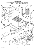 UNIT PARTS Diagram and Parts List for GS5SHAXTL01  Whirlpool Refrigerator