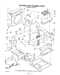 AIRFLOW AND CONTROL Diagram and Parts List for AC1504XT0  Whirlpool Air Conditioner