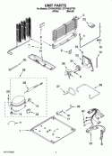 UNIT PARTS Diagram and Parts List for ET1PHKXPQ07  Whirlpool Refrigerator
