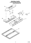 CONTROL PARTS Diagram and Parts List for EC3JHAXRL00  Whirlpool Refrigerator