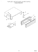 TOP GRILLE AND UNIT COVER Diagram and Parts List for KSSS48QDX03  KitchenAid Refrigerator