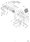 BLOWER PARTS Diagram and Parts List for SC8720EDB0  Whirlpool Cooktop