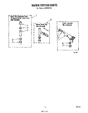 WATER SYSTEM Diagram and Parts List for LA6300XPW5  Whirlpool Washer