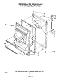 REFRIGERATOR DOOR Diagram and Parts List for ET16JMYSN00  Whirlpool Refrigerator