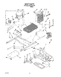 UNIT Diagram and Parts List for 3XKGN701000  Whirlpool Refrigerator
