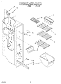 FREEZER LINER Diagram and Parts List for 6ED22PKXEN00  Whirlpool Refrigerator