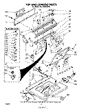 TOP AND CONSOLE Diagram and Parts List for GLA7900XMW0  Whirlpool Washer