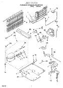 UNIT Diagram and Parts List for 8ET20NKXFN00  Whirlpool Refrigerator