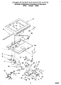 COMPARTMENT SEPARATOR Diagram and Parts List for KTRS22KDWH00  KitchenAid Refrigerator