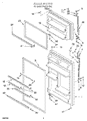 Part Location Diagram of 2200785 Whirlpool FeaturePak (Includes 17, 22) Also See Ref.Dr. & Shelf Pgs.