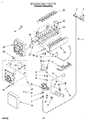 ICEMAKER, LIT/OPTIONAL Diagram and Parts List for KSSS36QDX02  KitchenAid Refrigerator