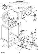 Part Location Diagram of 2310077 Whirlpool HARNS-WIRE