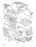 LINER Diagram and Parts List for KTRP19KJBT00  KitchenAid Refrigerator
