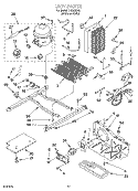 UNIT PARTS Diagram and Parts List for IHS226303  Inglis Refrigerator
