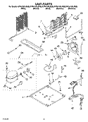 UNIT Diagram and Parts List for KTLA19ELSS00  KitchenAid Refrigerator