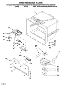 FREEZER LINER PARTS Diagram and Parts List for KBRA20EMBT00  KitchenAid Refrigerator