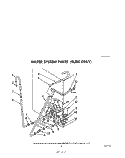 WATER SYSTEM (SUDS ONLY) Diagram and Parts List for LA7005XPW1  Whirlpool Washer