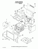 OVEN PARTS Diagram and Parts List for KDRU763VSS02  KitchenAid Range