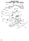 CONTROL PARTS, PARTS NOT ILLUSTRATED Diagram and Parts List for KSRK22ILBL13  KitchenAid Refrigerator