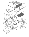 UNIT Diagram and Parts List for RT18AKXAW01  Roper Refrigerator