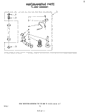 MISCELLANEOUS , LITERATURE AND OPTIONAL Diagram and Parts List for LA9800XKW2  Whirlpool Washer