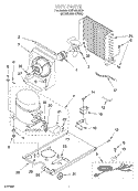 UNIT Diagram and Parts List for KUIS185JSS0  KitchenAid Ice Maker
