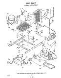 UNIT Diagram and Parts List for EHD221MTWR2  Whirlpool Refrigerator