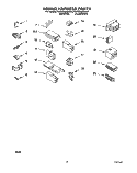 WIRING HARNESS Diagram and Parts List for KAWE665BAL0  KitchenAid Washer