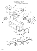 INTERIOR, LIT/OPTIONAL Diagram and Parts List for MH7110XBQ6  Whirlpool Microwave