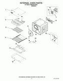 INTERNAL OVEN PARTS Diagram and Parts List for KDRU763VSS02  KitchenAid Range