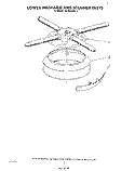 LOWER WASH ARM AND STRAINER Diagram and Parts List for 4KUDA22ST2  KitchenAid Dishwasher