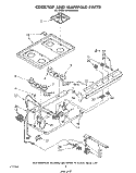 COOKTOP AND MANIFOLD , LITERATURE AND OPTIONAL Diagram and Parts List for SF3000ERW0  Whirlpool Range