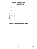 MISCELLANEOUS, OPTIONAL Diagram and Parts List for LSQ9600LG0  Whirlpool Washer