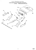 TOP VENTING Diagram and Parts List for KEBS278DBS6  KitchenAid Wall Oven