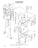 CABINET Diagram and Parts List for ET18PKXSW10  Whirlpool Refrigerator